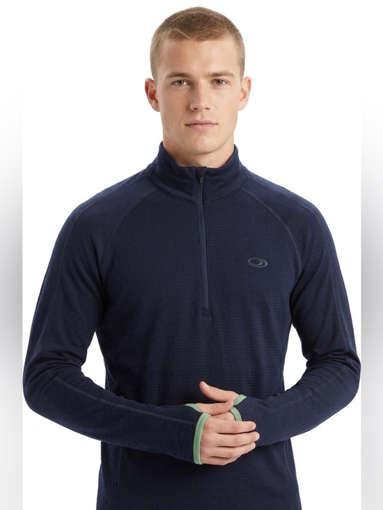 Icebreaker Other - Icebreaker Sport 320 Tech Sweater 1/2 Zip Merino Wool Size Large